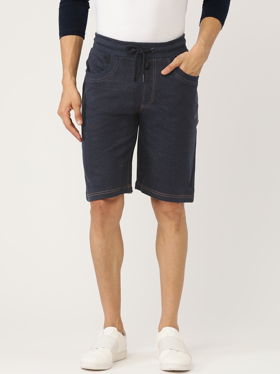 

Proline Active Men Navy Blue Solid Regular Shorts