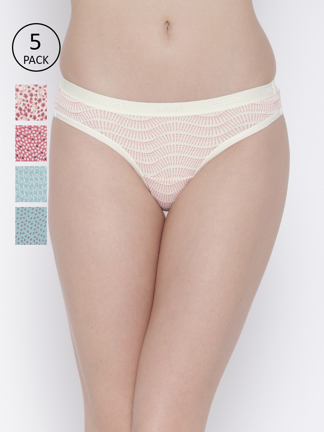 

Amante Women Pack Of 5 Printed Bikini Briefs 1283836-1-1283843-1, Blue