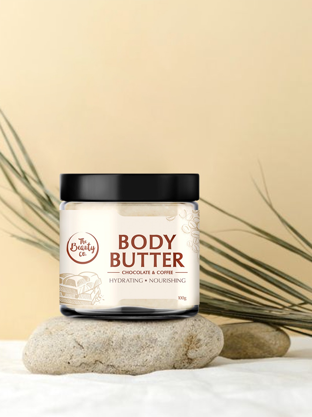 

The Beauty Co. Chocolate & Coffee Body Butter 100 g, Off white
