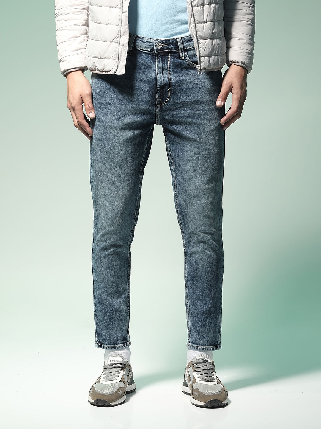 

Flying Machine Men Blue Slim Fit Mid-Rise Clean Look Jeans