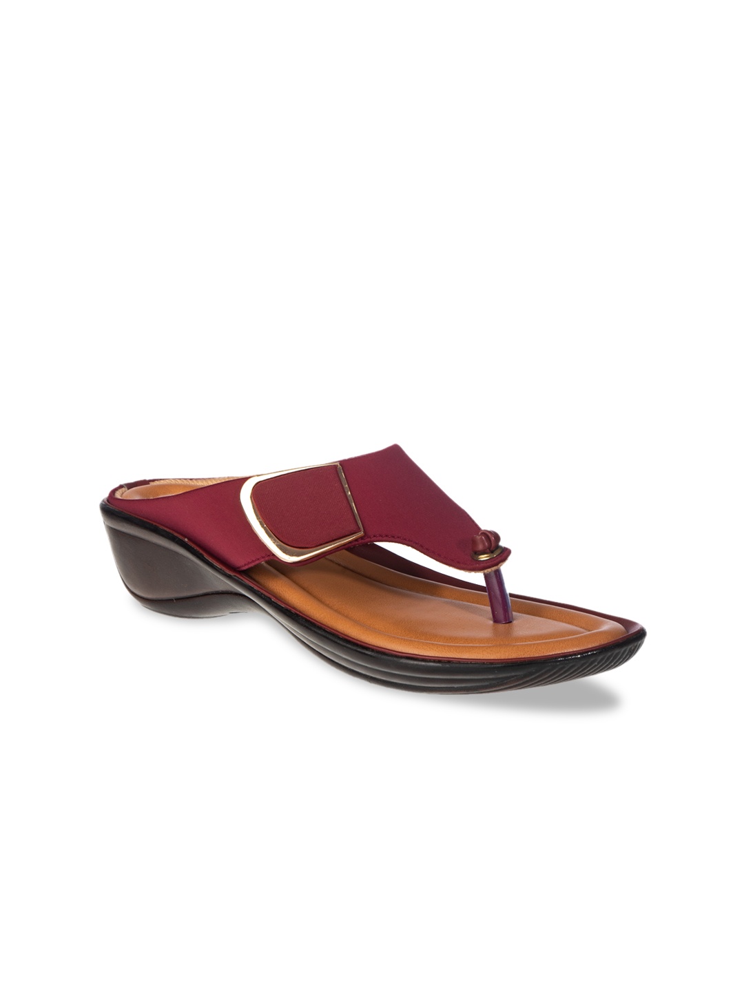 

Khadims Women Red Solid Comfort Heels