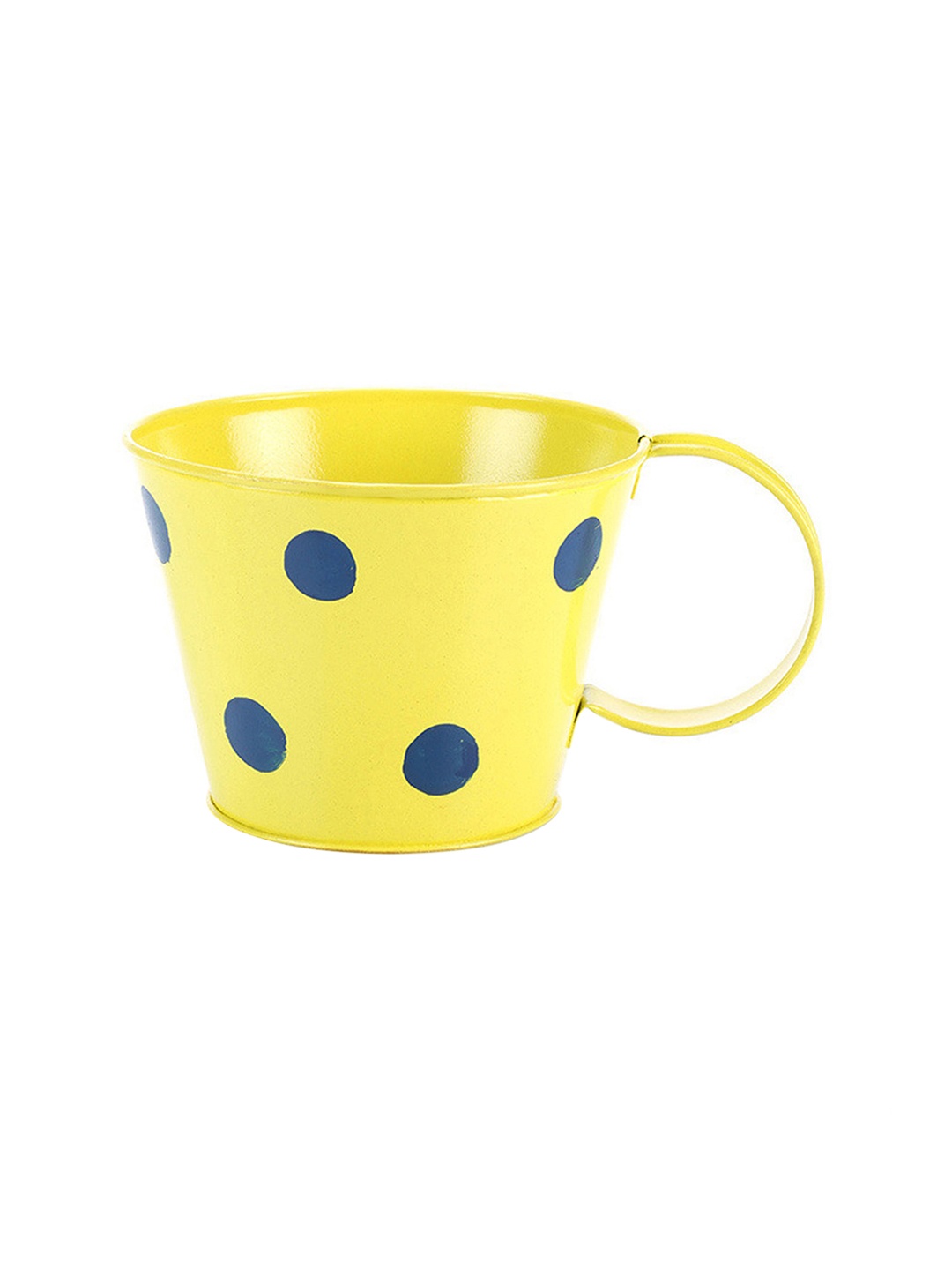 

green girgit Yellow Set of Two Polka Printed Cup