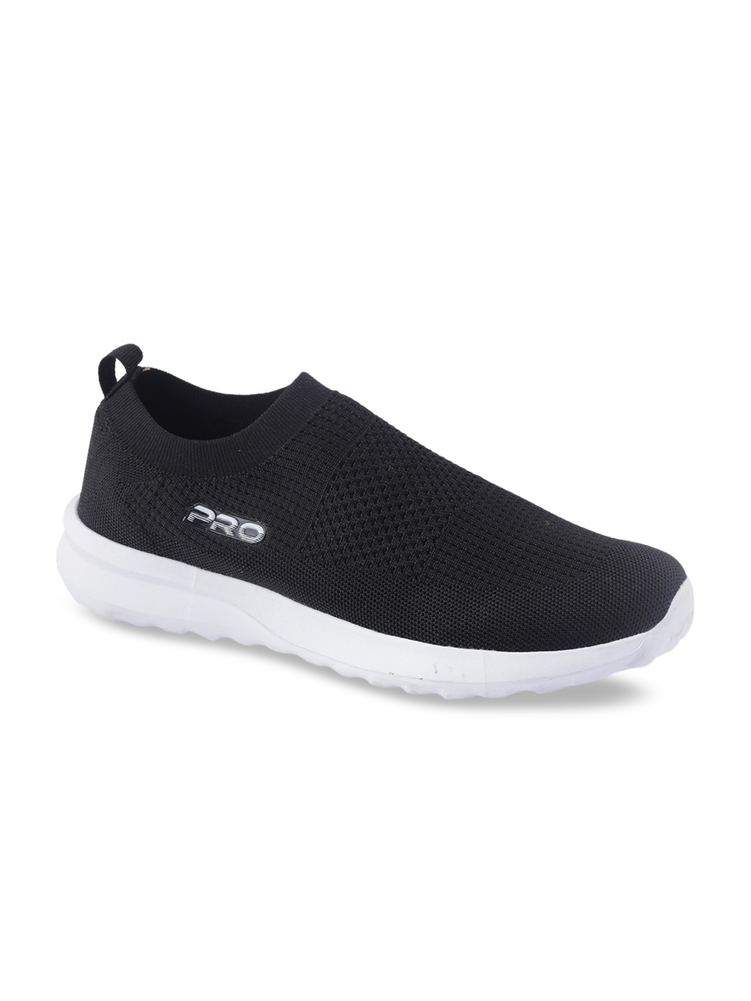 

Khadims Men Black Slip-On Sneakers