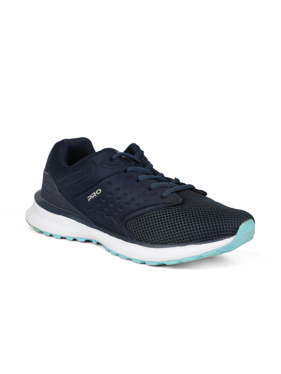 

Khadims Men Navy Blue Textile Running Shoes