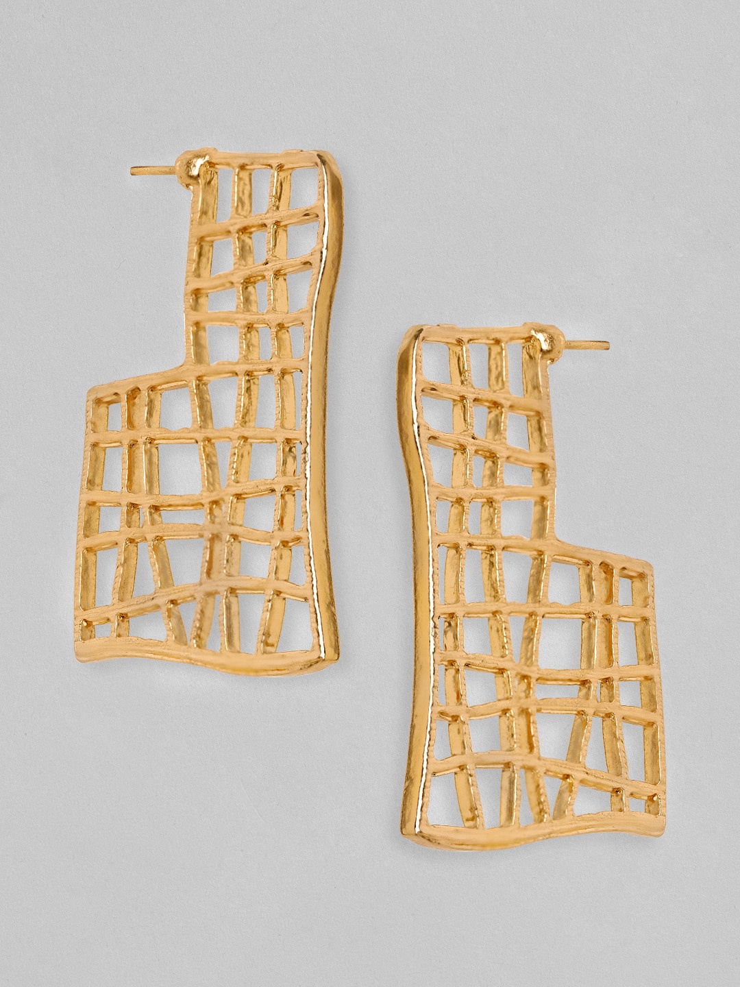 

TOKYO TALKIES X rubans FASHION ACCESSORIES Gold-Toned Classic Drop Earrings