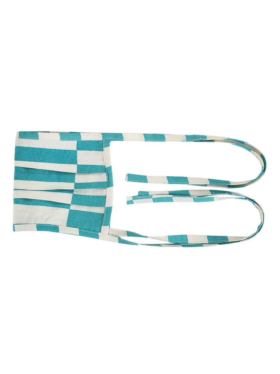 

Tossido Women 3 Pcs 2 Ply Blue & White Reversible Masks