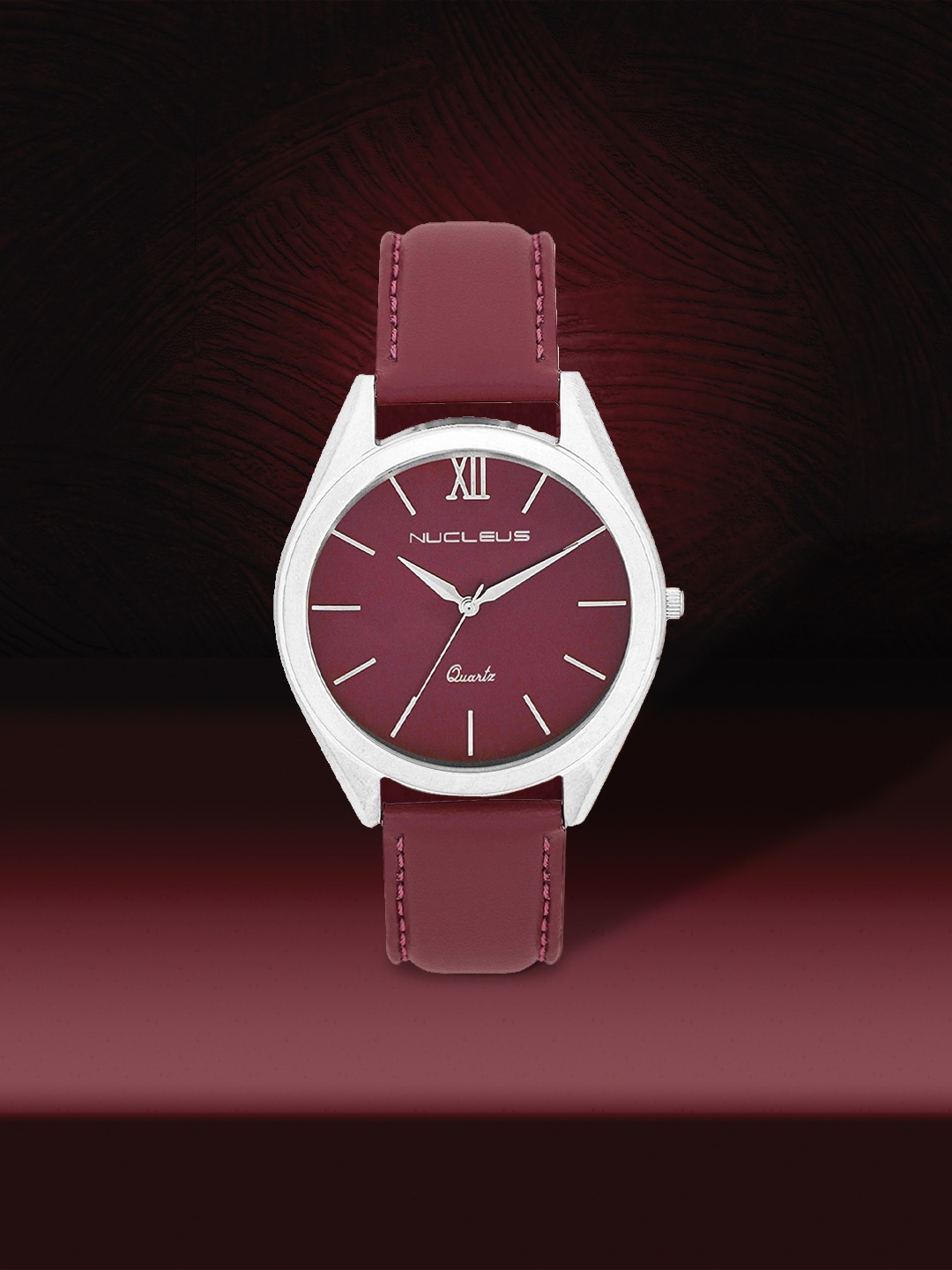 

Nucleus Unisex Maroon Analogue Watch NMKSMMi