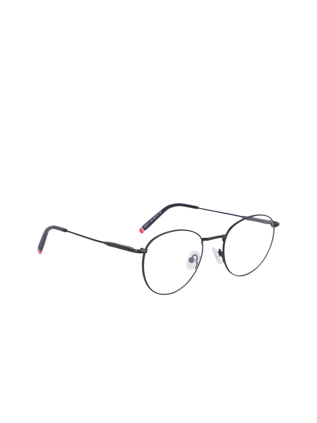 

MARC LOUIS Women Black Solid Full Rim Round Frames MLLB1077 C05 49 FR