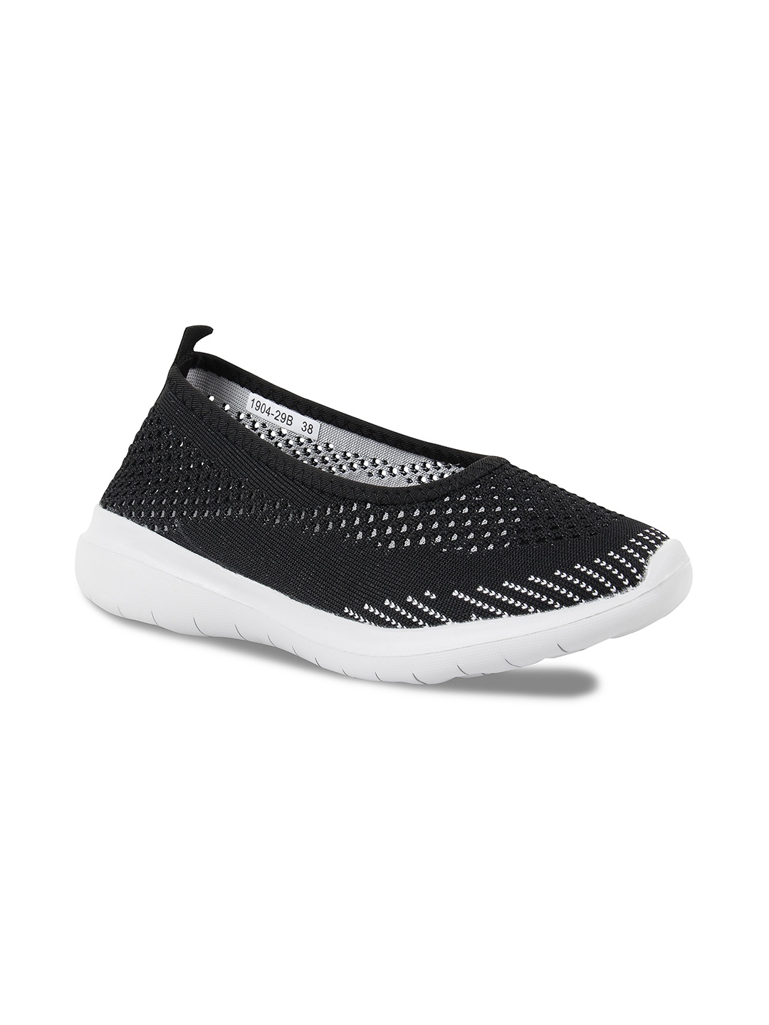 

Rocia Women Black Slip-On Sneakers