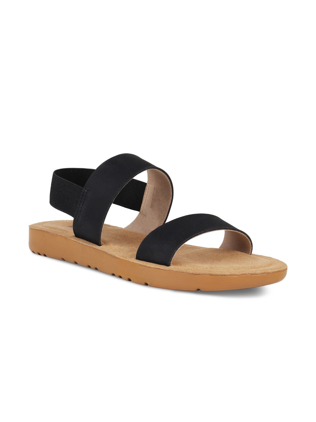 

Rocia Women Black Solid Sandals