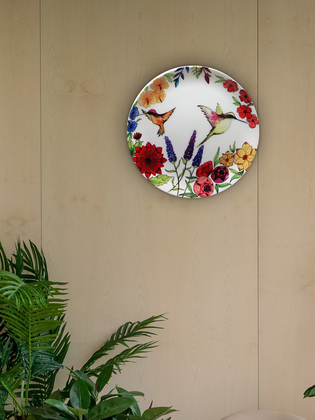 

KOLOROBIA Multicoloured Decorative Plate, Multi
