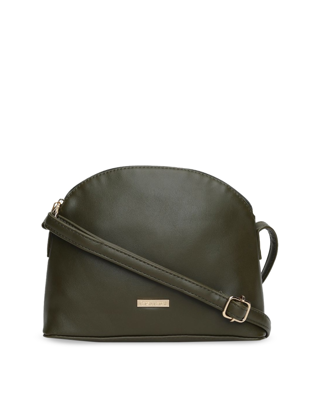 

Fastrack Women Olive Green Half Moon Sling Bag