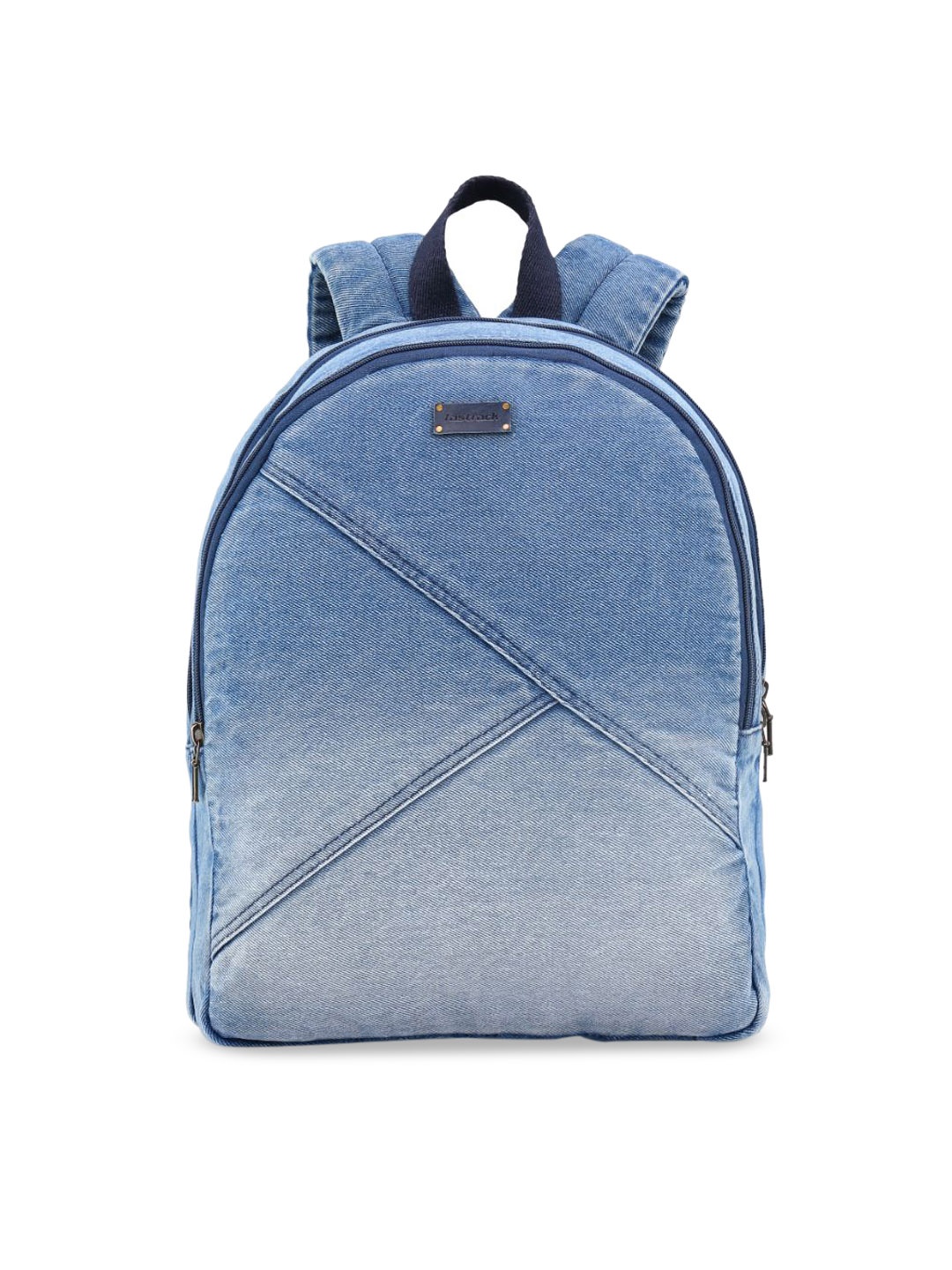 

Fastrack Women Blue Solid Denim Backpack