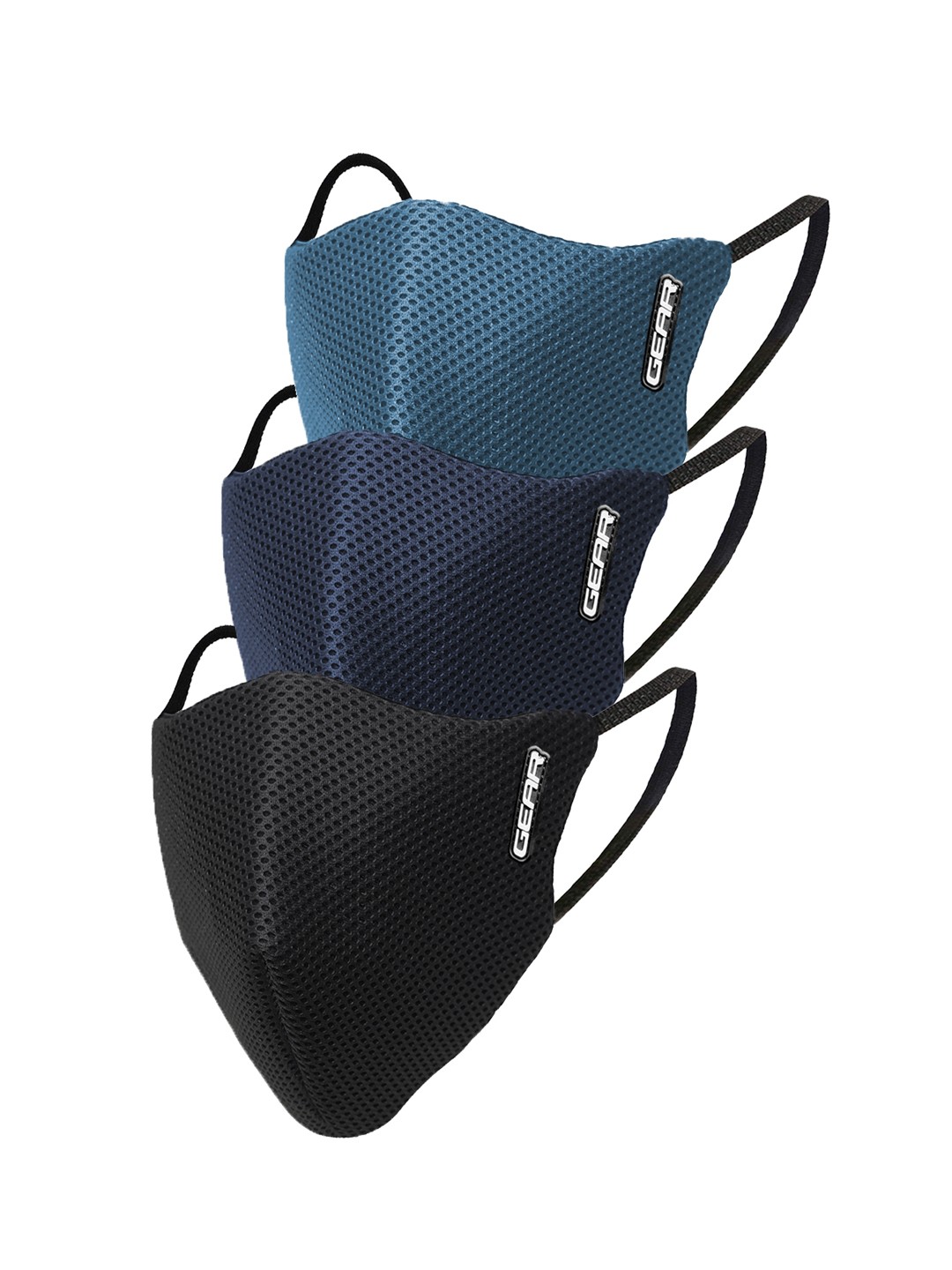 

Gear Adult Pack of 3 OXYMAX G95 Reusable 6-Layer Outdoor Protection Masks, Multi