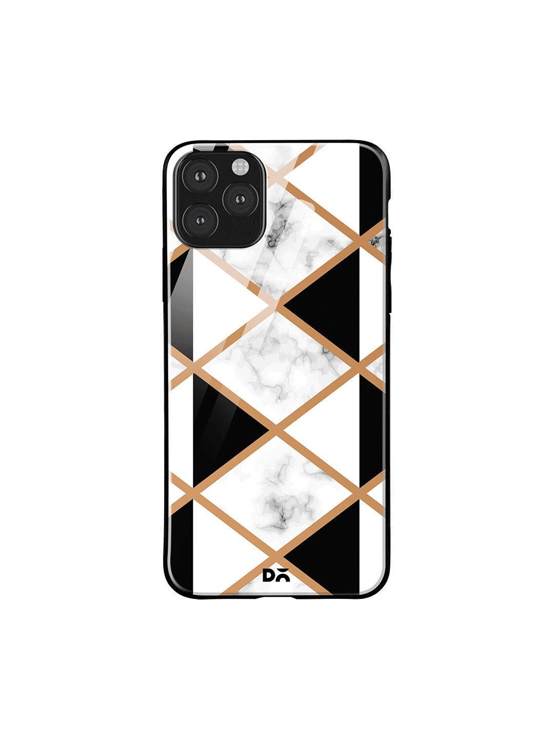 

DailyObjects White & Black Marble III 50 iPhone 11 Pro Glass Case