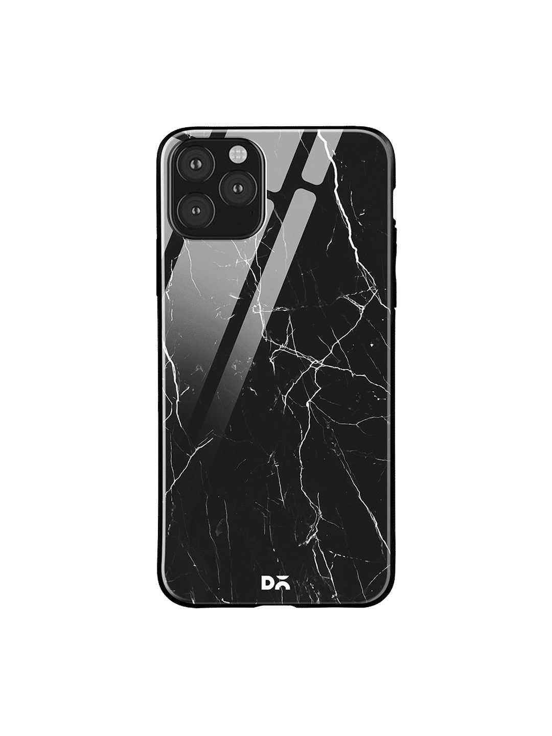 

DailyObjects Black Marble iPhone 11 Pro Max Glass Mobile Case