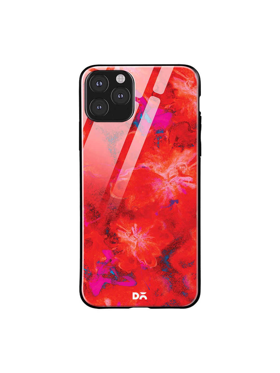 

DailyObjects Red Marble Flowers iPhone 11 Pro Max Glass Case