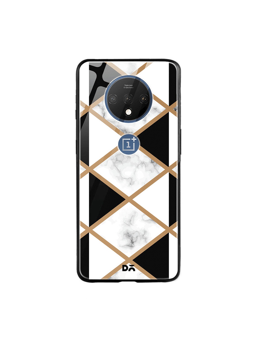 

DailyObjects Black & White Marble III 50 OnePlus 7T Glass Mobile Cover