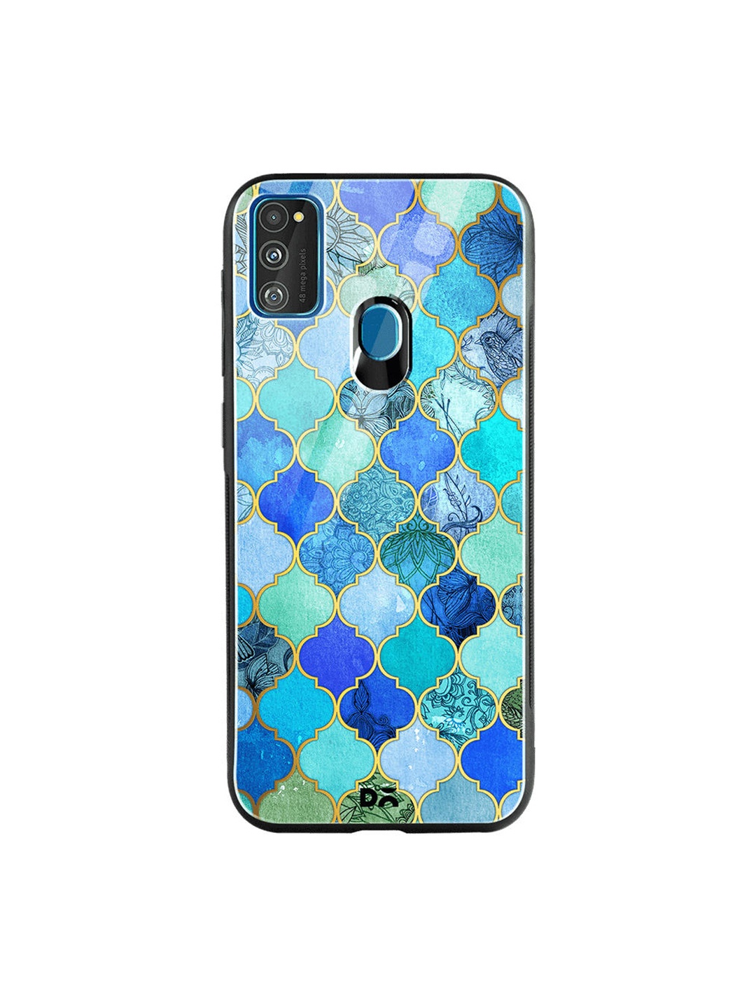 

DailyObjects Blue & Green Moroccan Samsung Galaxy M30S Glass Case
