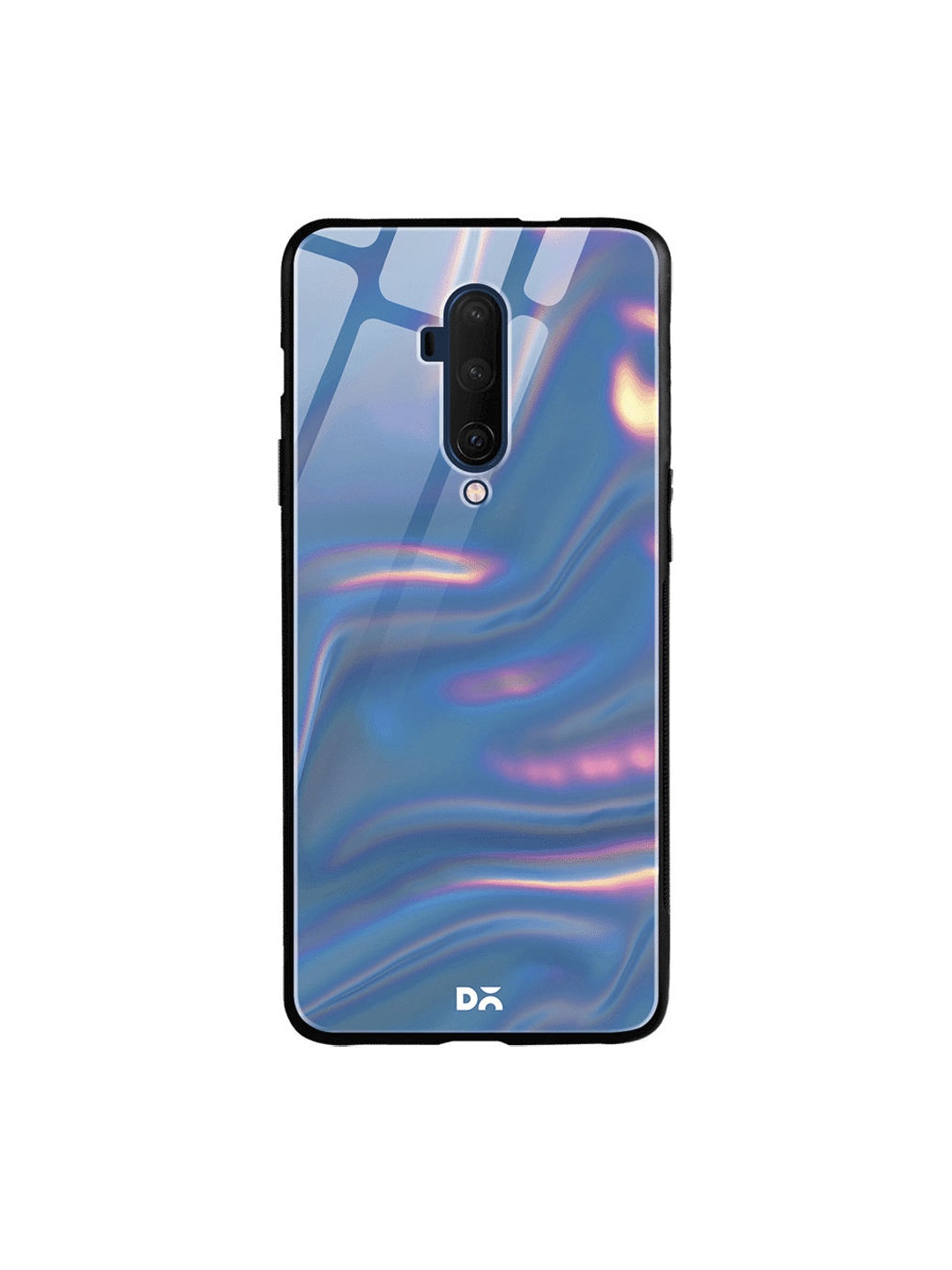 

DailyObjects Blue & Pink Holo Satin OnePlus 7T Pro Glass Case