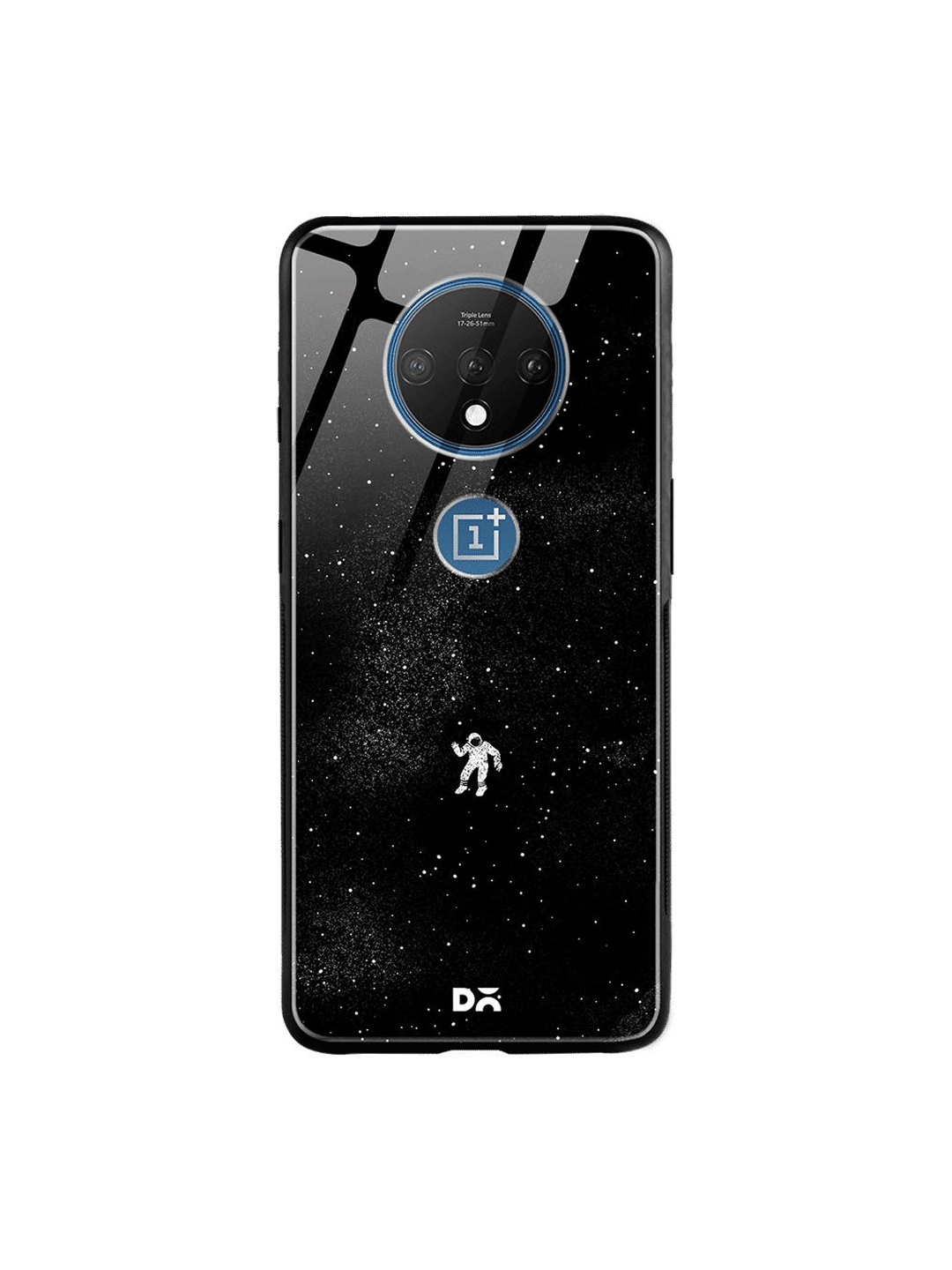 

DailyObjects Black Gravity OnePlus 7T Glass Mobile Cover