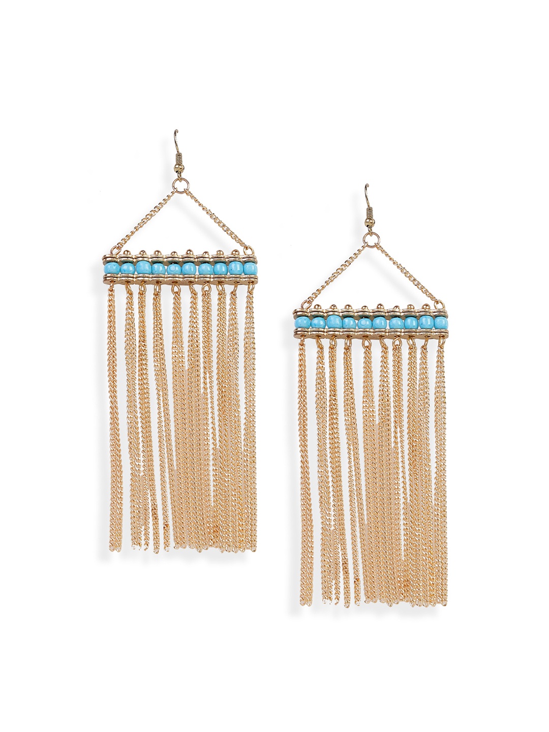 

Blueberry Gold-Plated Blue Contemporary Drop Earrings