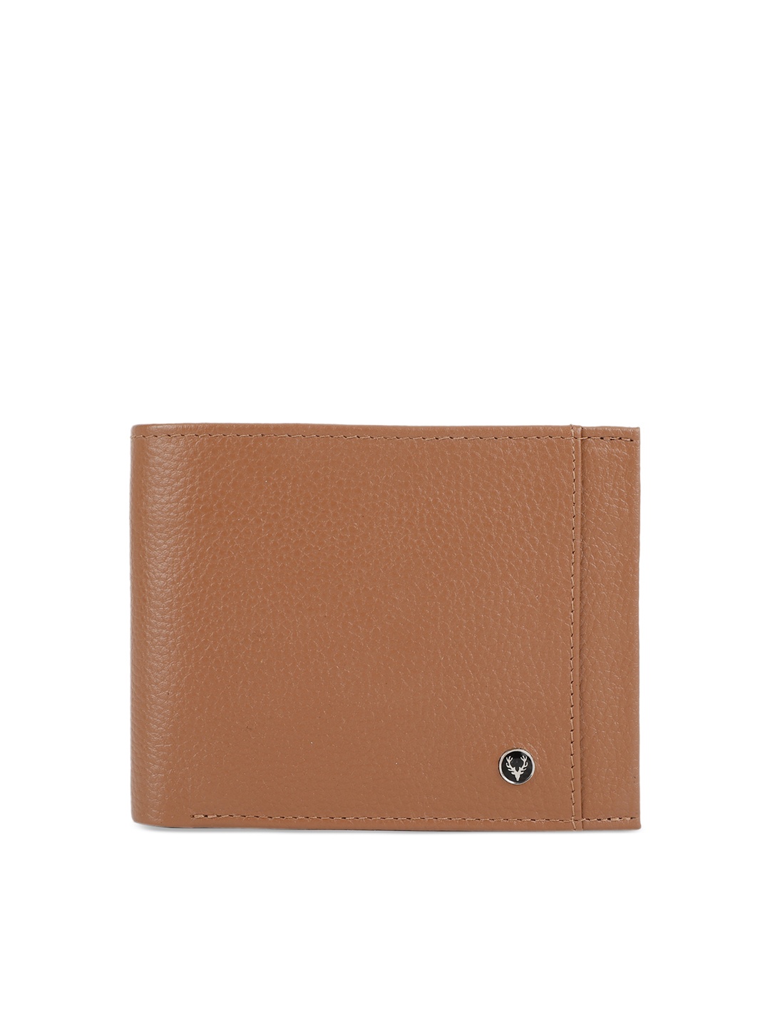 

Allen Solly Men Brown Solid Leather Two Fold Wallet