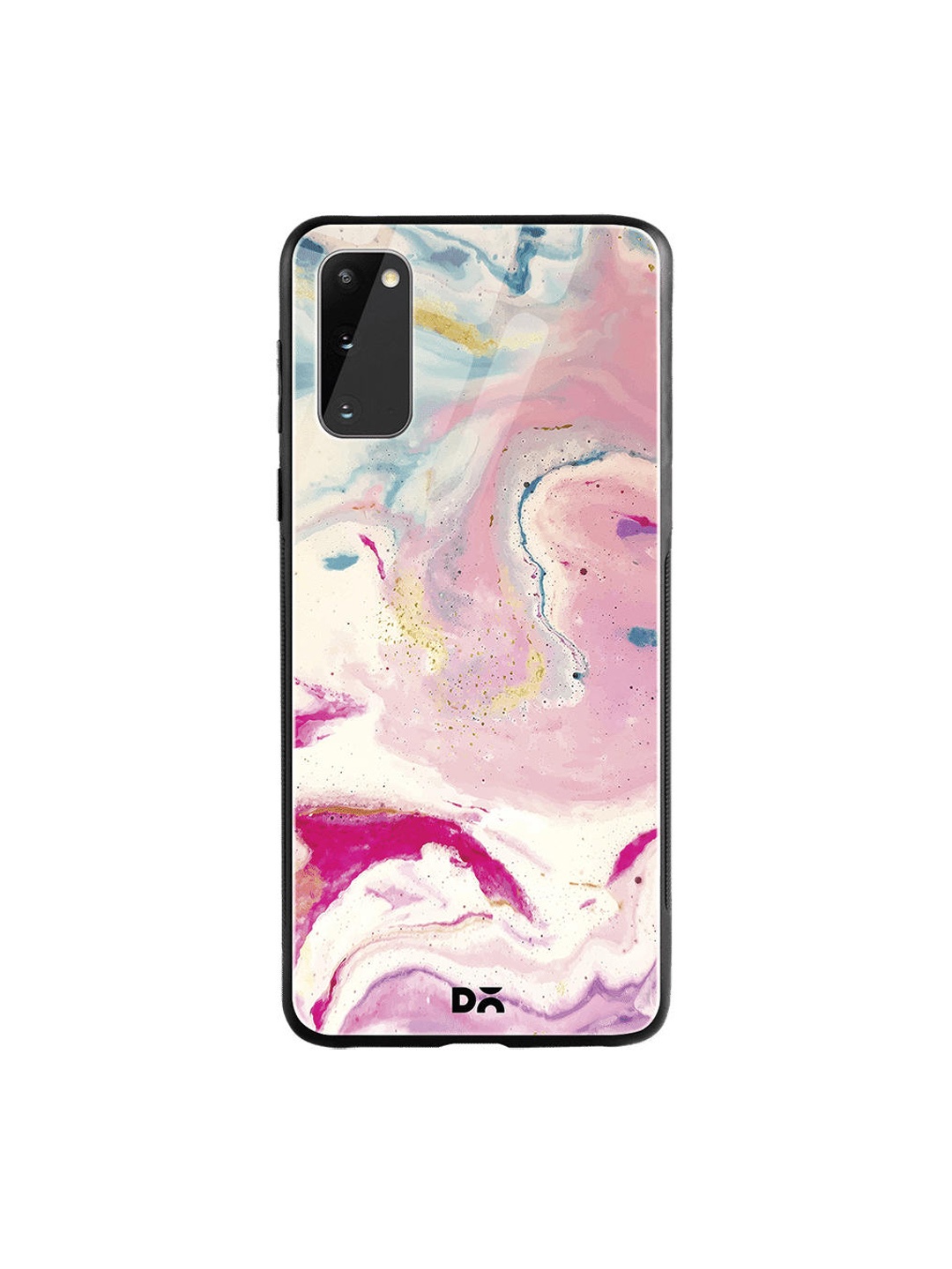 

DailyObjects Pink & Blue Shades Of Marble Samsung Galaxy S20 Glass Case