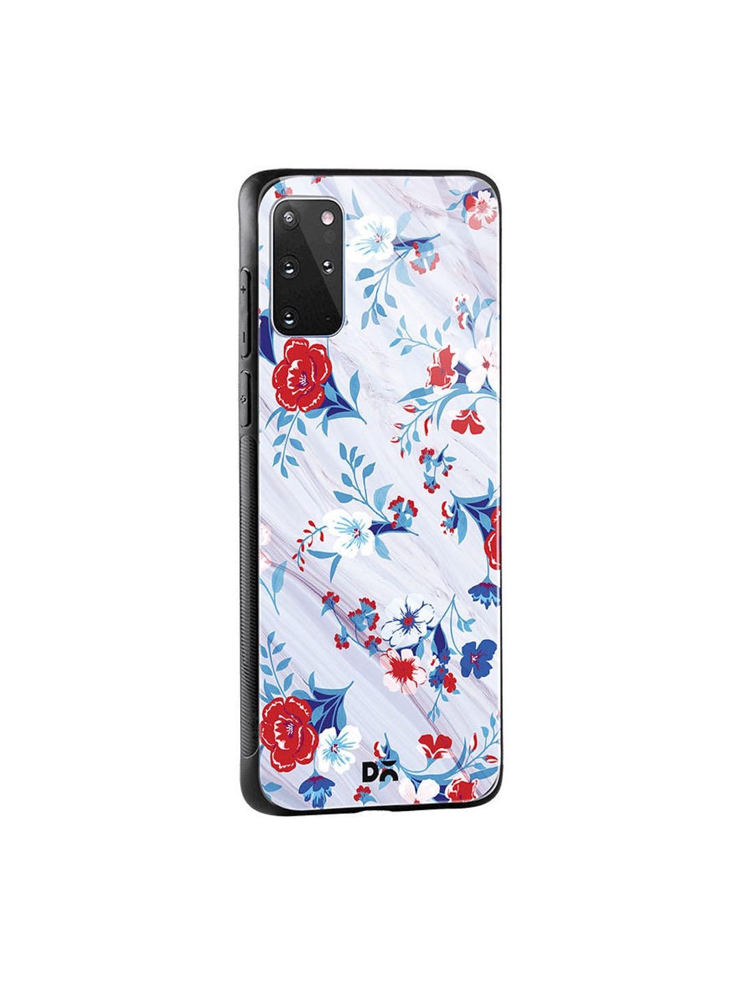 

DailyObjects Grey & Blue Marble Flowers Samsung Galaxy S20 Plus Glass Case