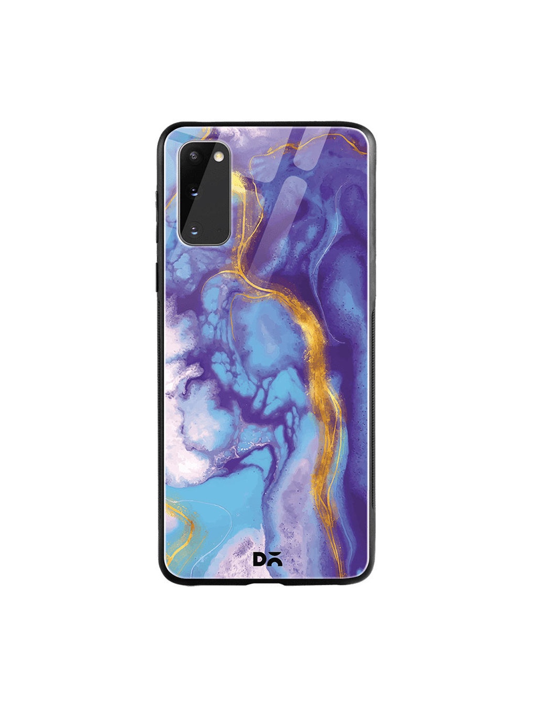 

DailyObjects Purple & Blue Marble Thunder Samsung Galaxy S20 Glass Case