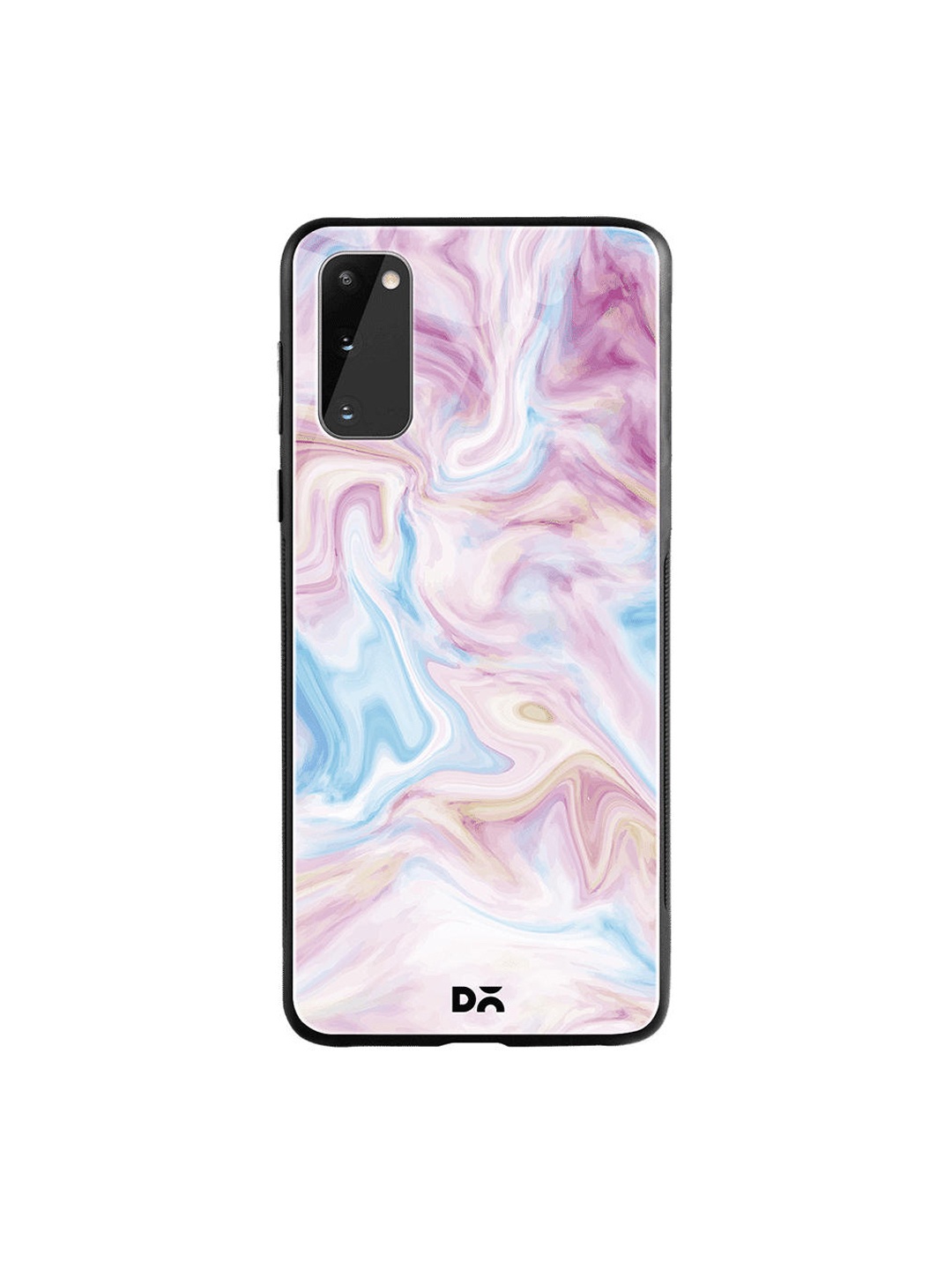 

DailyObjects Pink & Blue Pastel Marble Samsung Galaxy S20 Glass Mobile Cover