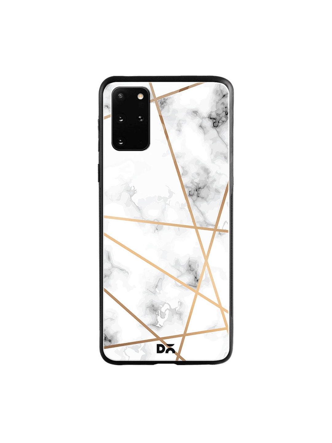 

DailyObjects White & Grey Marble Lines Samsung Galaxy S20 Plus Glass Case