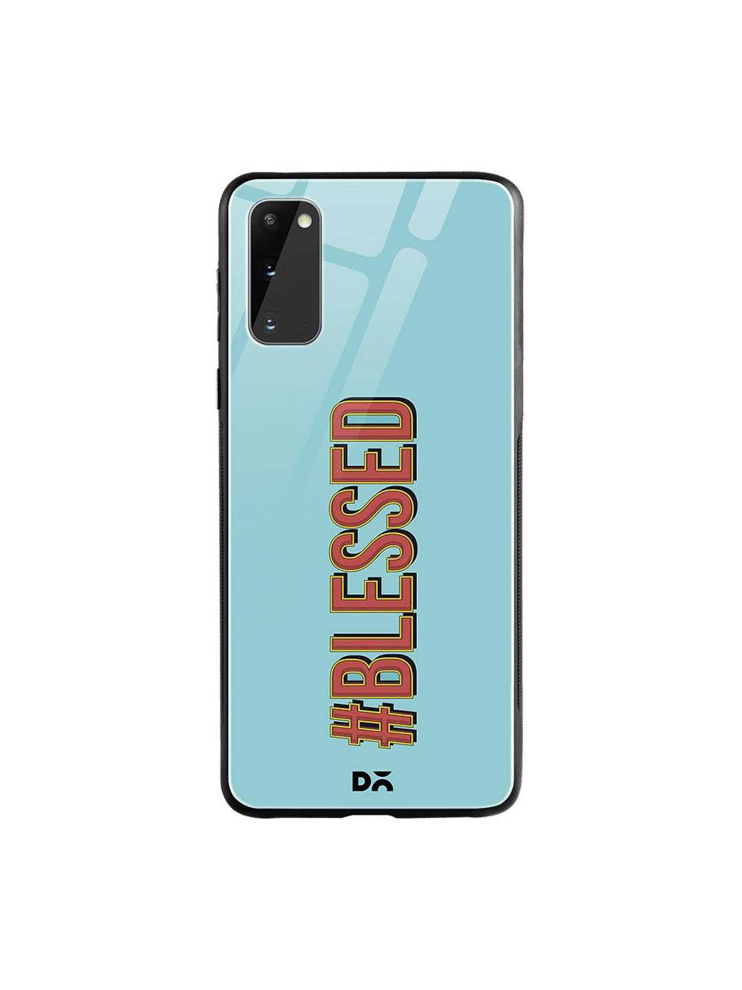 

DailyObjects Blue & Red Blessed Samsung Galaxy S20 Glass Case