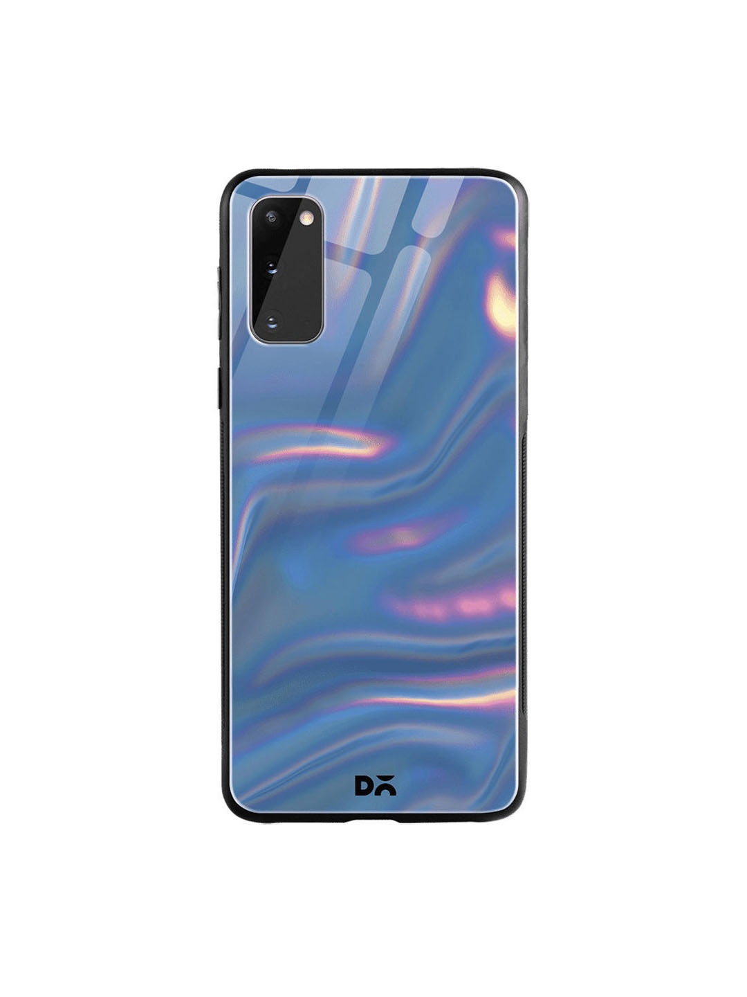 

DailyObjects Blue & Pink Holo Satin Samsung Galaxy S20 Glass Mobile Case