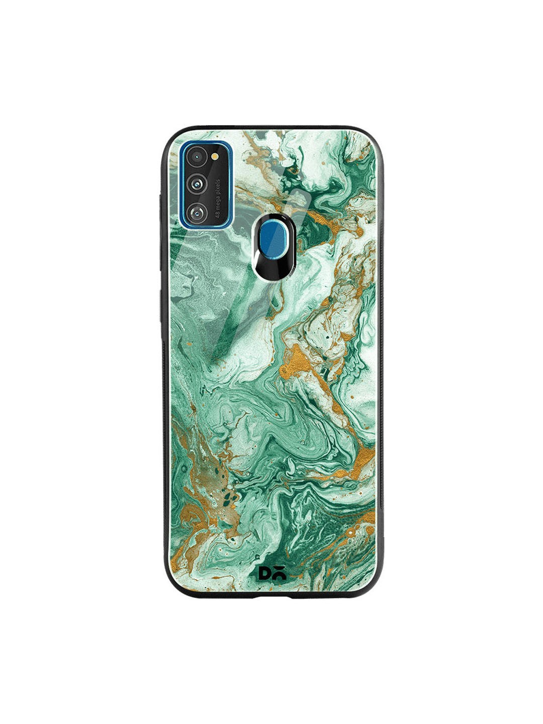 

DailyObjects Green & Gold-Toned Marble Forest Samsung Galaxy M30S Glass Mobile Case