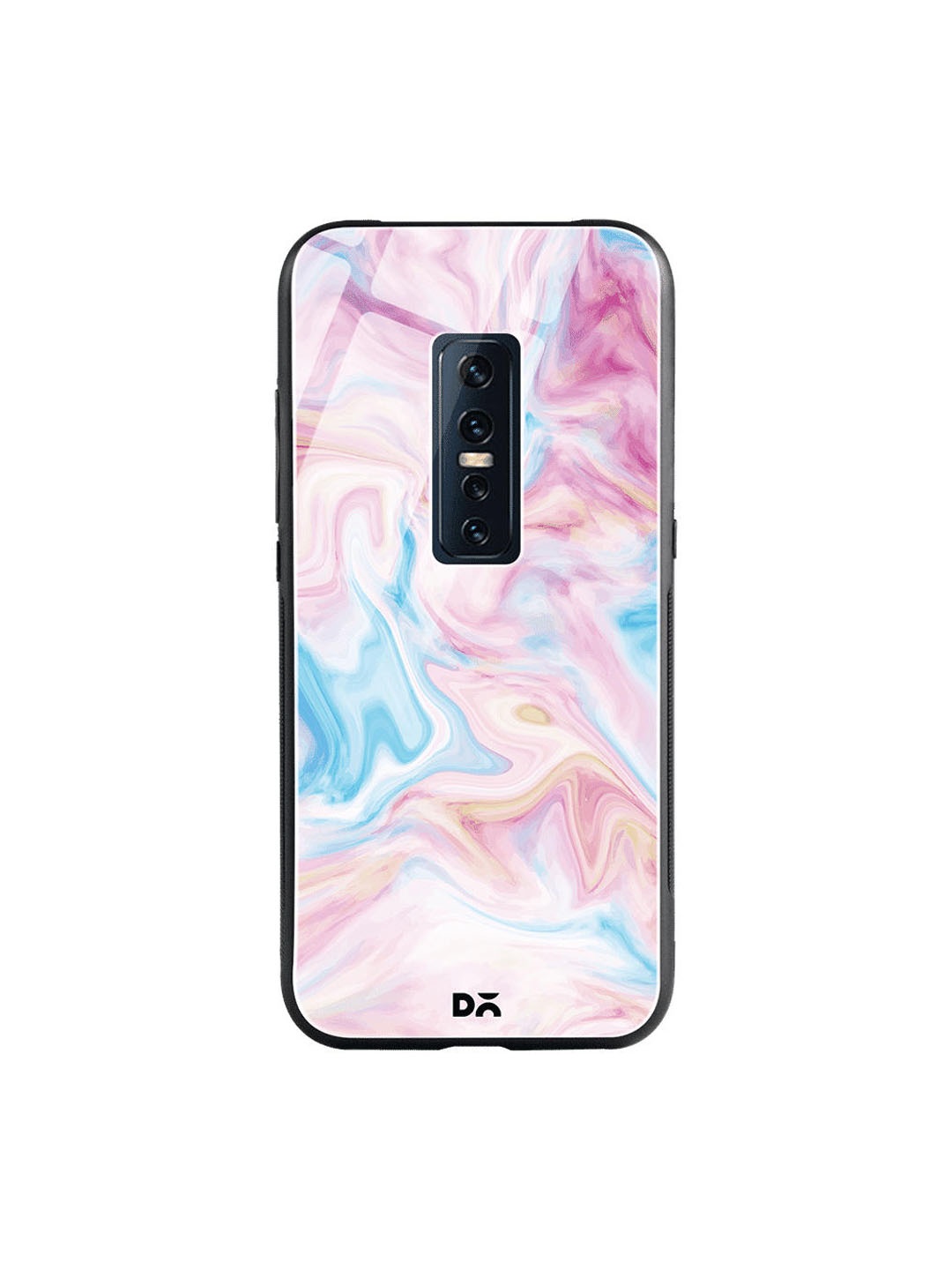 

DailyObjects Pink & Blue Pastel Marble Vivo V17 Pro Glass Mobile Case