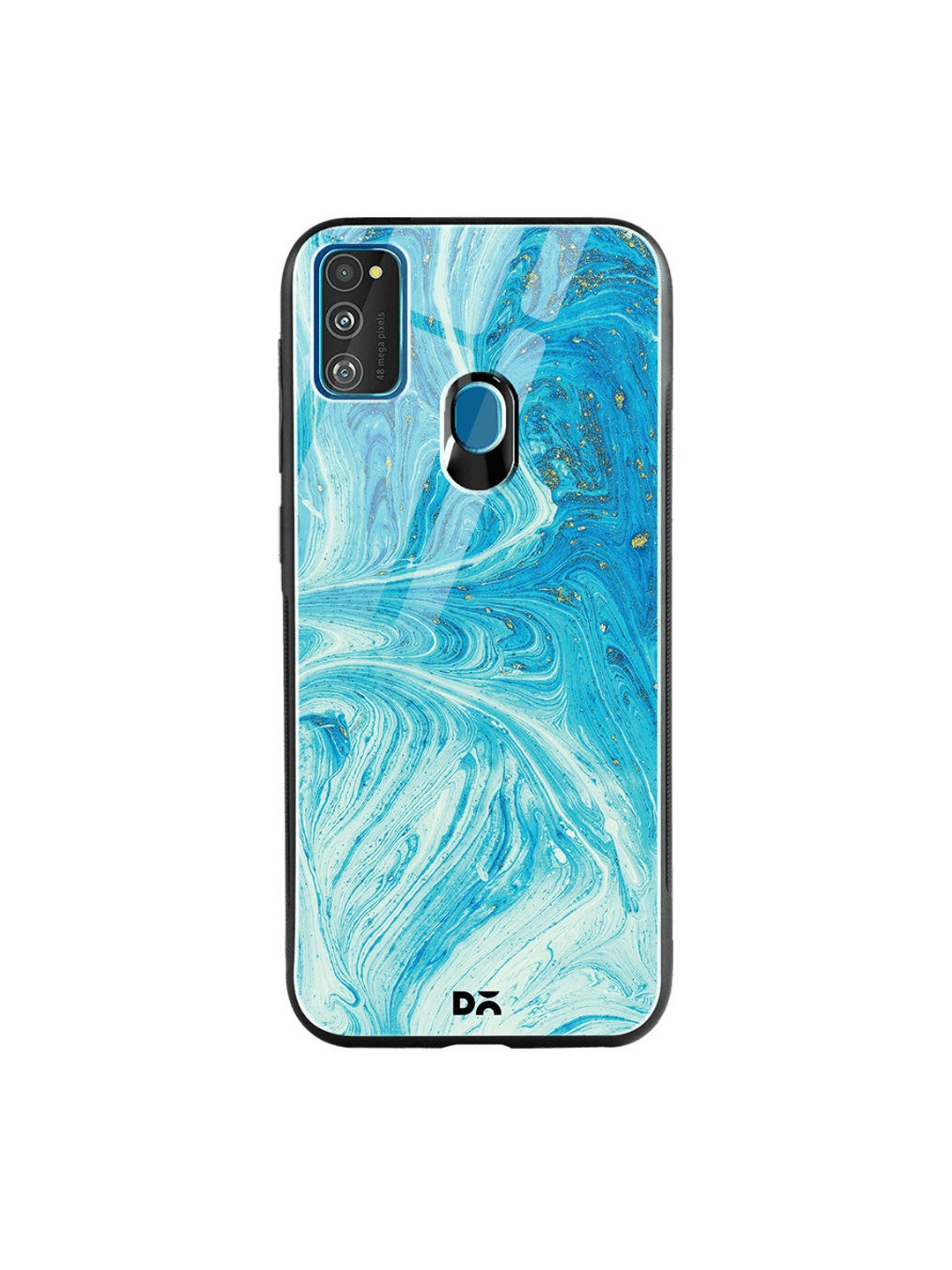 

DailyObjects Blue & White Marble Painting Samsung Galaxy M30S Glass Case