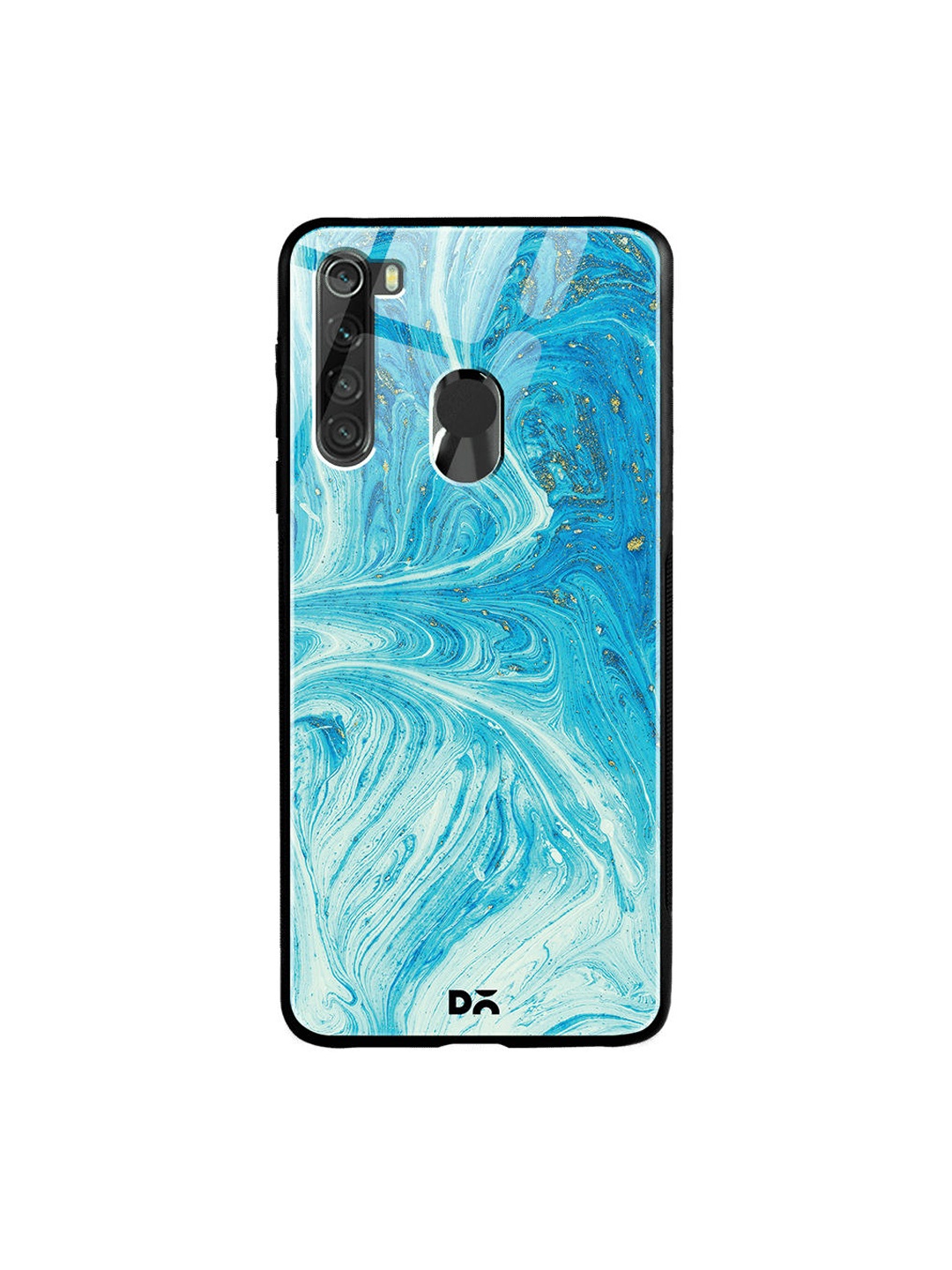 

DailyObjects Turquoise Blue Marble Painting Xiaomi Redmi Note 8 Glass Mobile Cover