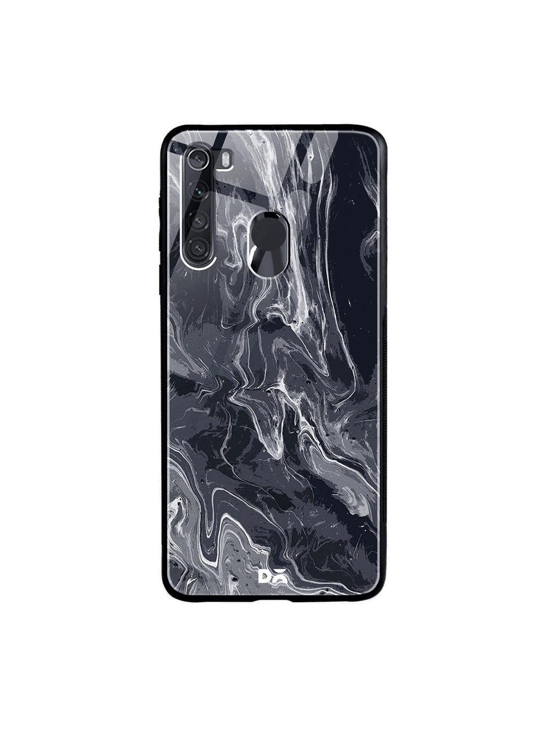 

DailyObjects Black & White Marble Xiaomi Redmi Note 8 Glass Mobile Case