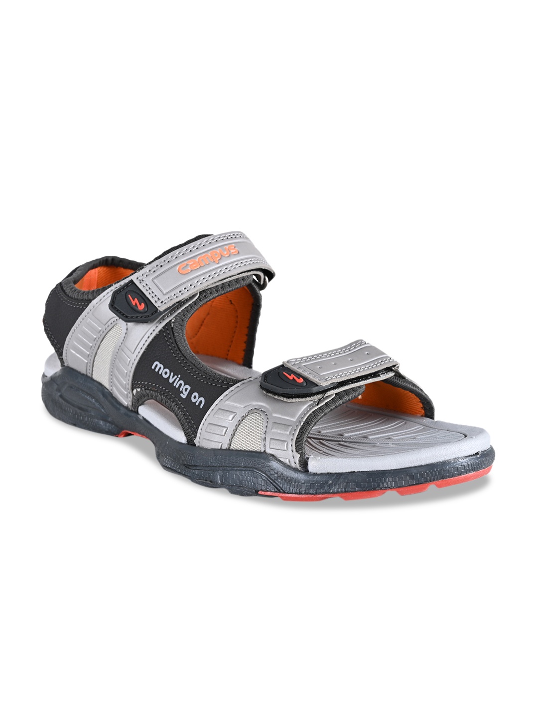 

Campus Men Grey Sports Sandals