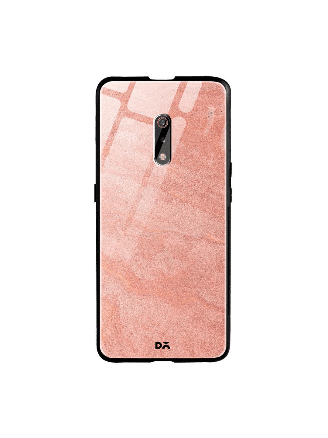 

DailyObjects Peach-Coloured Marble Sand Oppo Realme X Glass Case