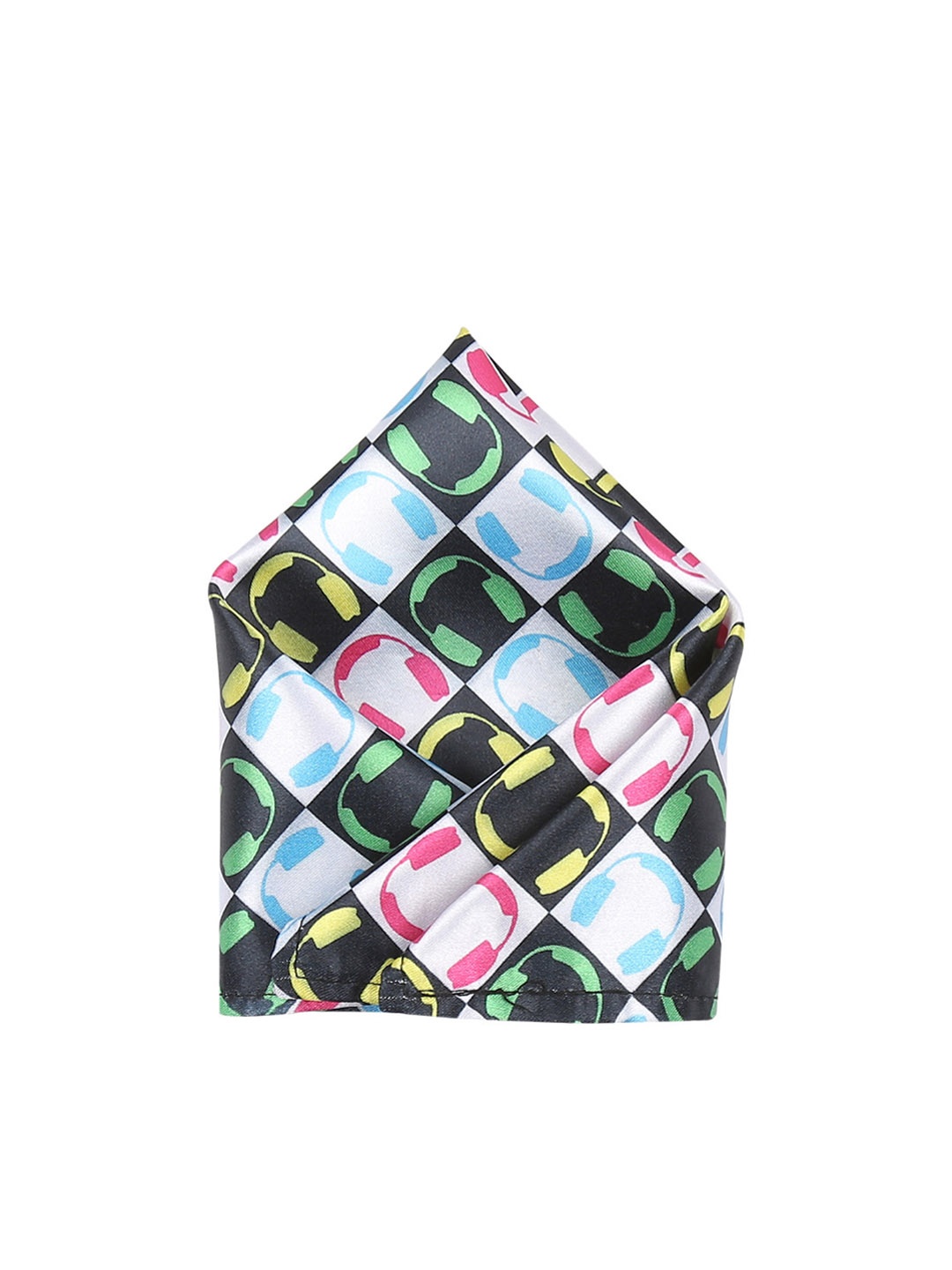 

Blacksmith Men Multicolor Printed Pocket Square, Multi