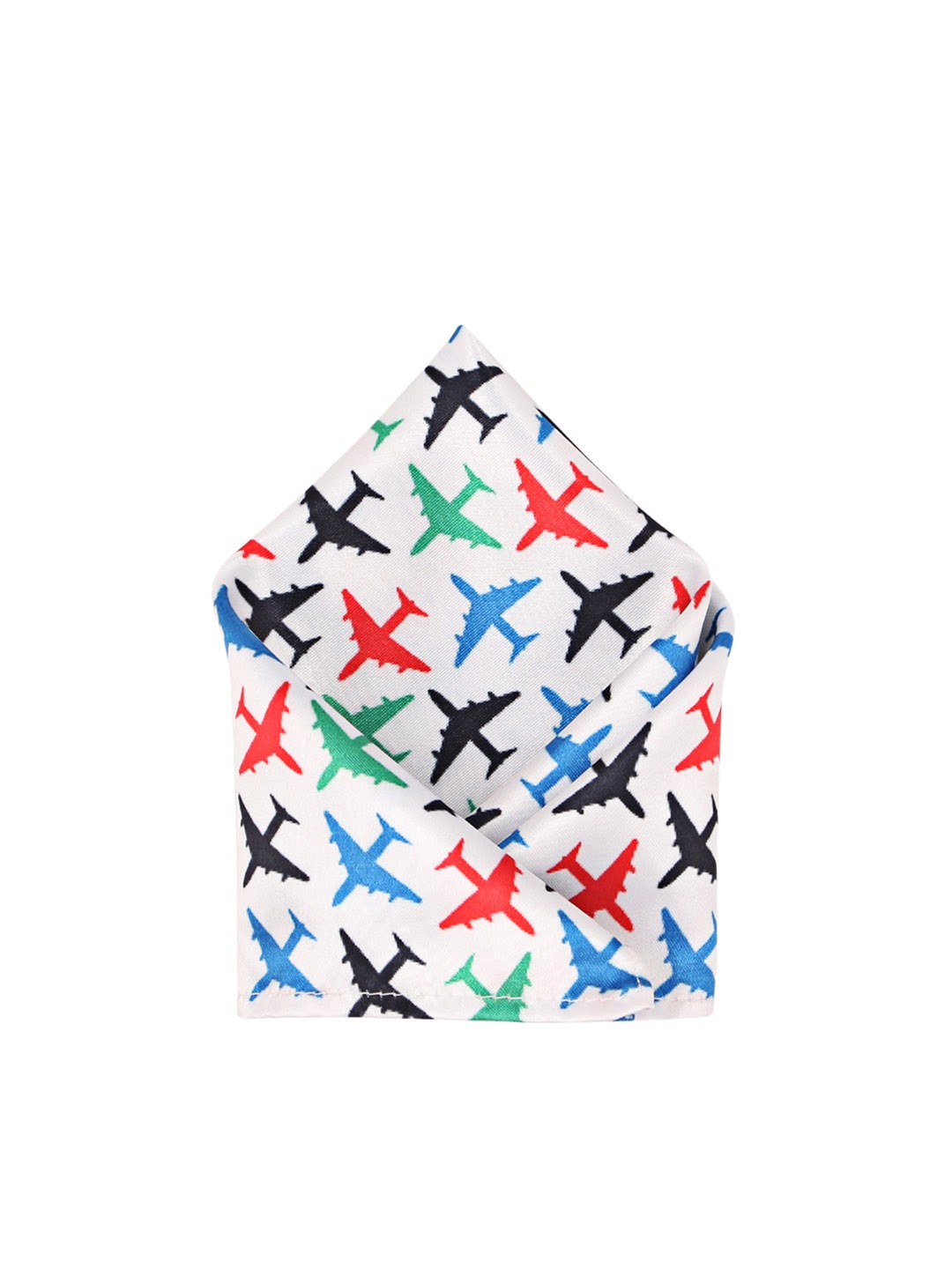 

Blacksmith Men Multicolored Printed Pocket Square, Multi