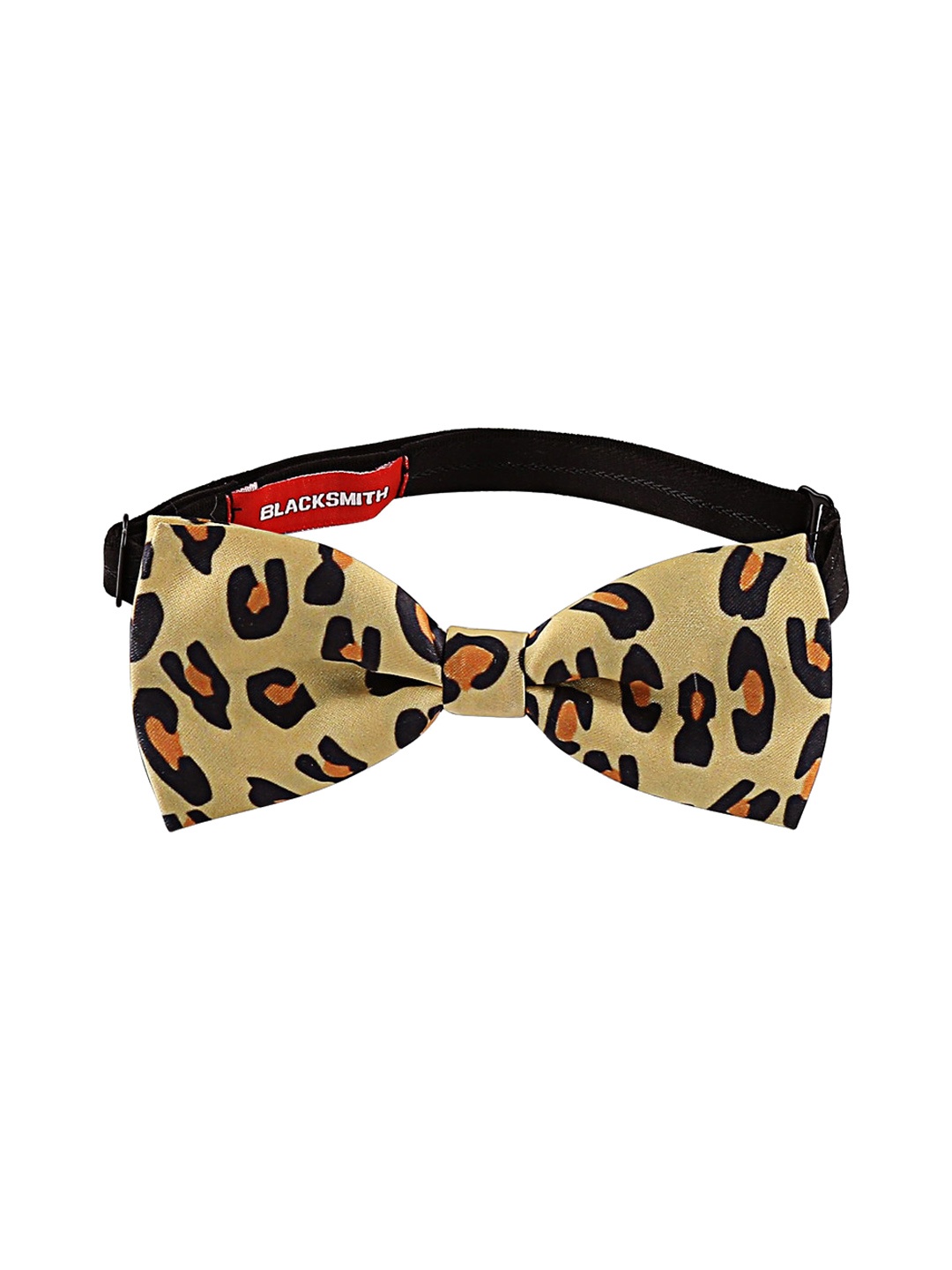 

Blacksmith Yellow & Black Animal Print Bow Tie