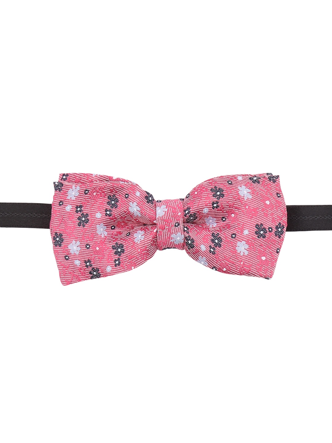 

Blacksmith Men Red & Pink Floral Printed Bow Tie