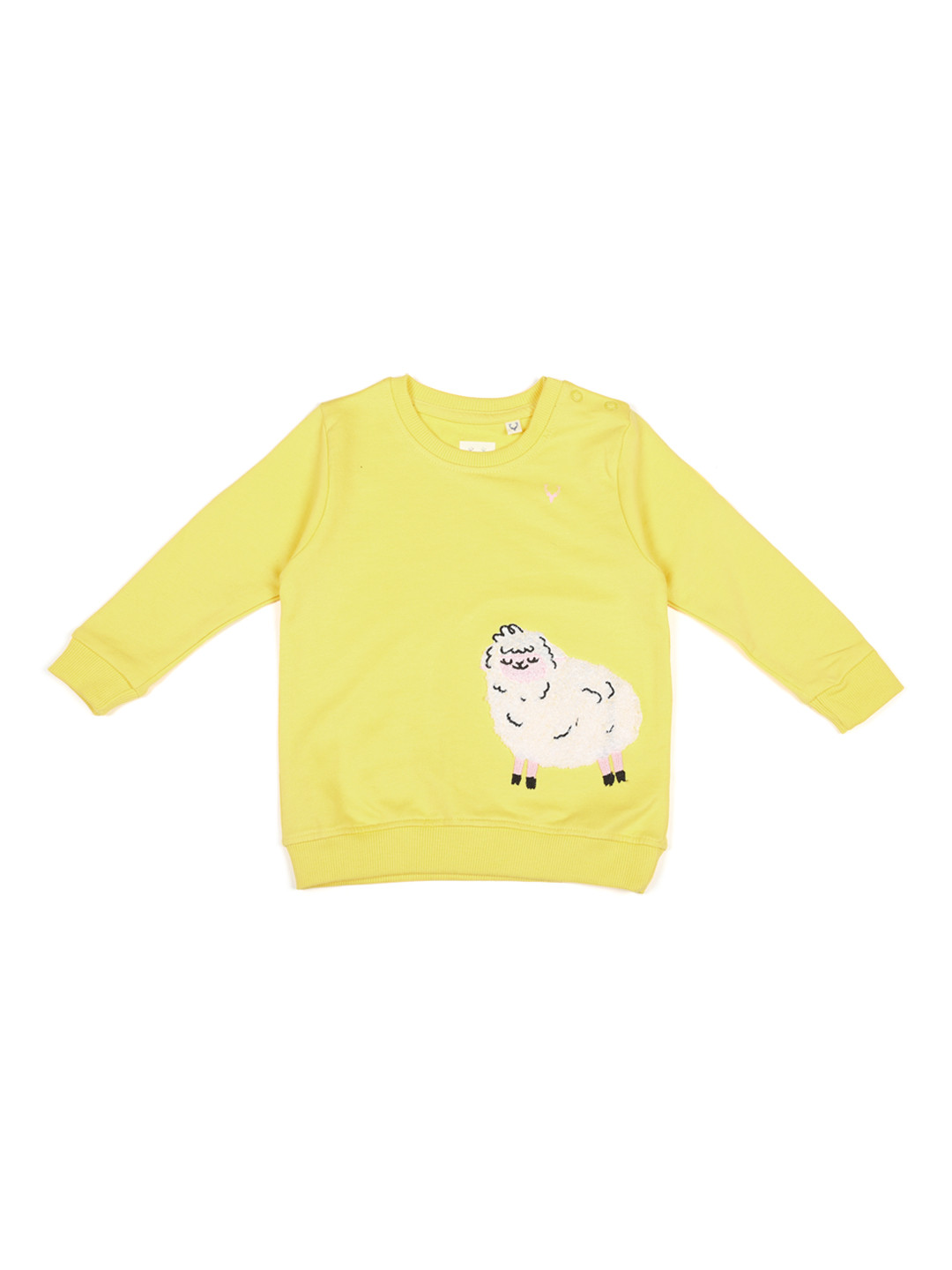 

Allen Solly Junior Girls Yellow Self Design Sweatshirt