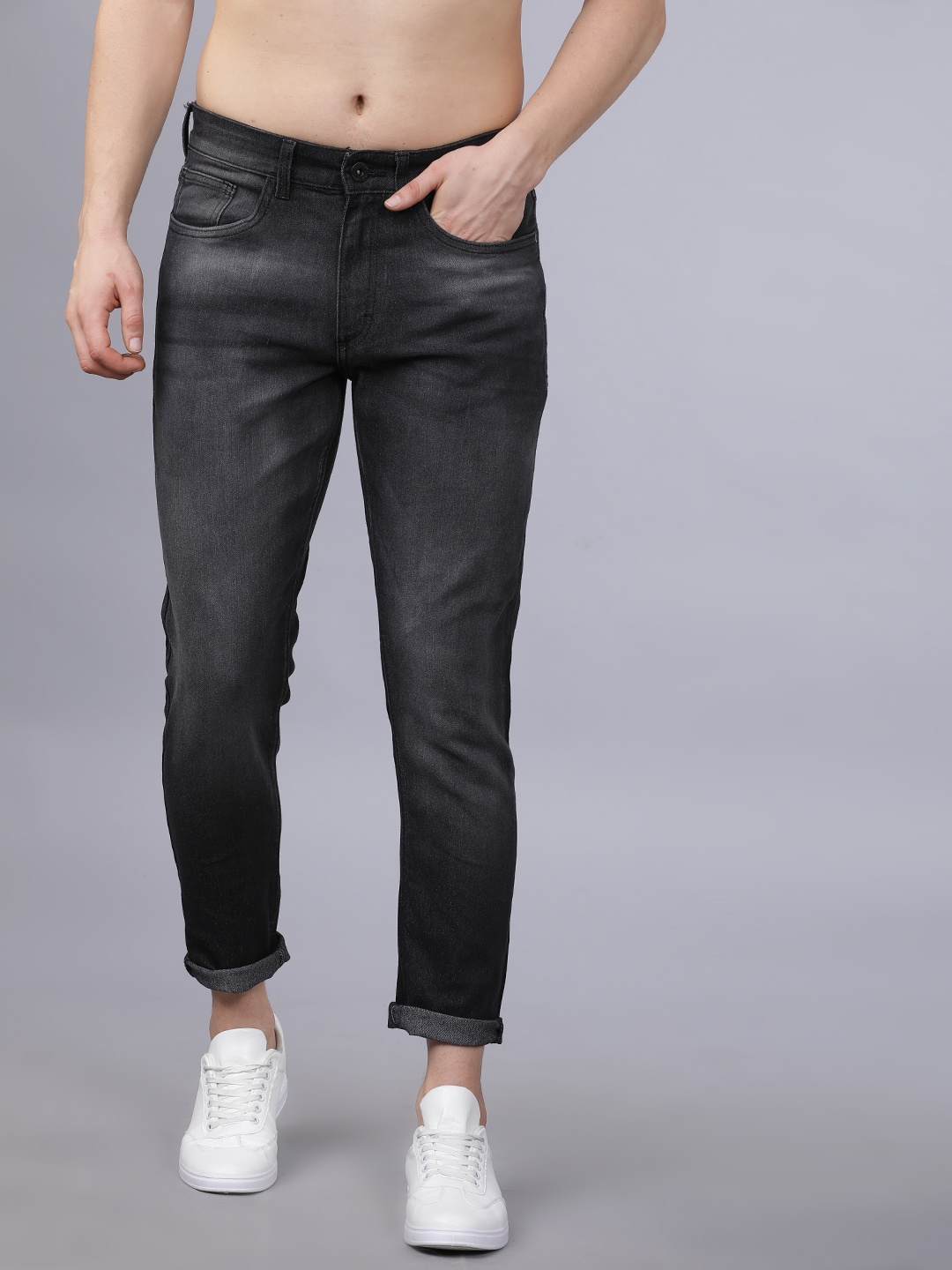 

Horsefly Men Black Tapered Fit Jeans