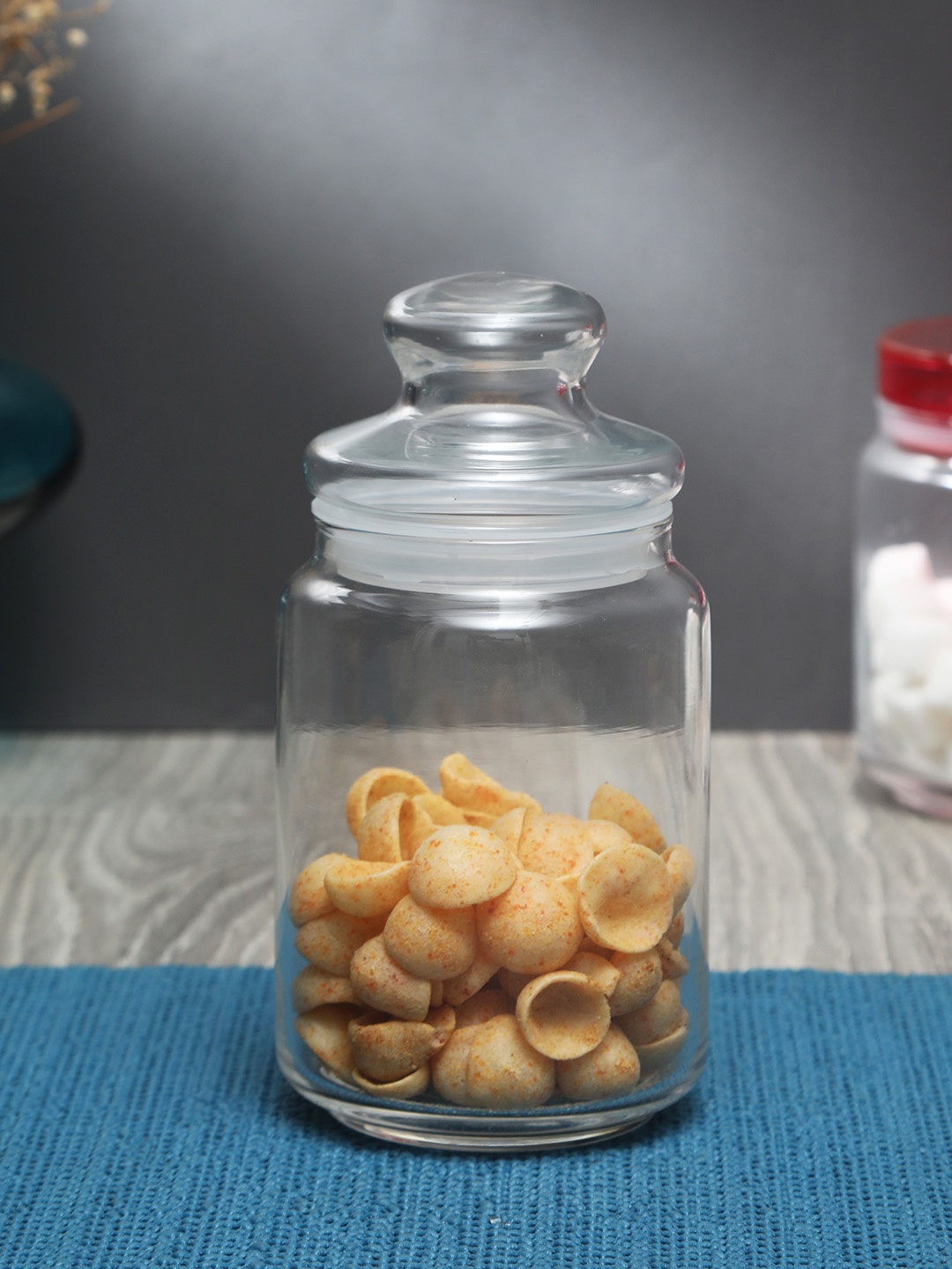 

Luminarc Transparent Solid Glass Food Container With Lid