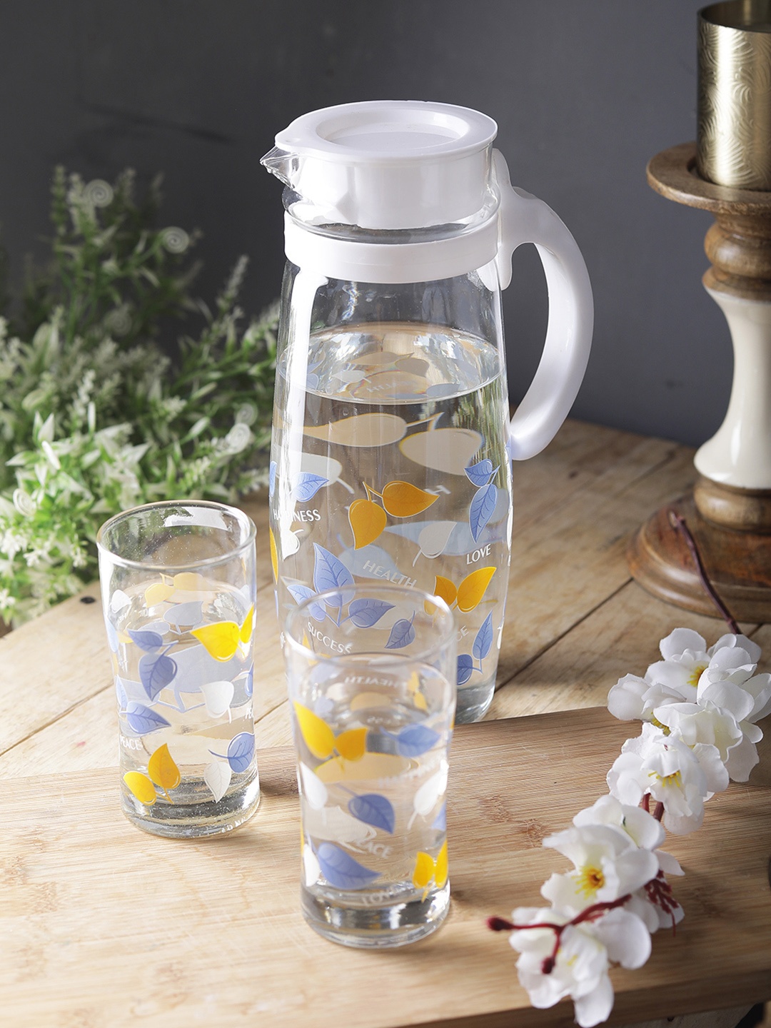 

CDI Assorted Berry Lemon 7 Pieces Water Jug & Glasses Set