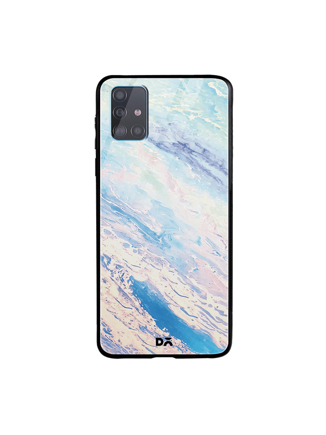 

DailyObjects Blue & Pink Marble Sky Samsung Galaxy A51 Glass Case